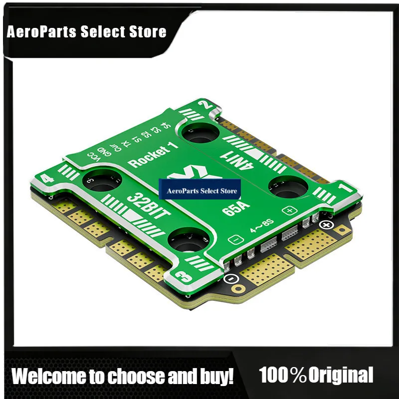 APartsAocoda-RC 2065 AM32 32Bit 65A 4-IN-1 ESC 4-8S 20X20MM Integrated Ammeter DSHOT150/300/600/1200/MultiShotOneShot/PWM
