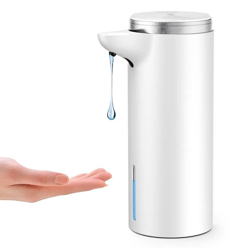 

340ml Automatic Liquid Soap Dispenser Touchless IPX7 WaterProof Rechargeable Hand Soap Liquid Gel Dispenser for Kitchen Bathroom