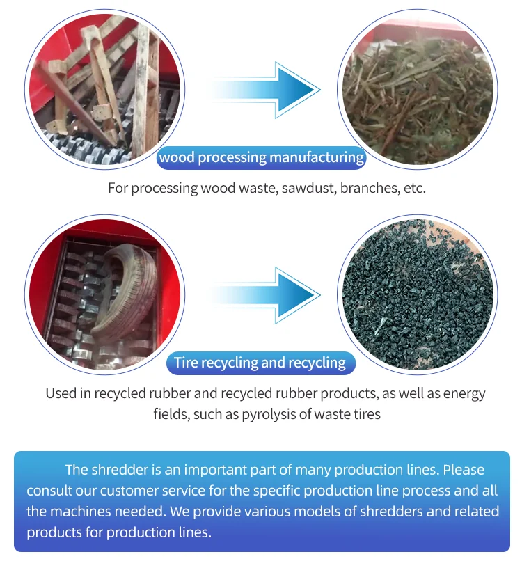 Factory Price Scrap Tire Shredding Machine for Small-Scale Rubber Recycling and Crushing Professional Tire Recycling Plant - Image 6