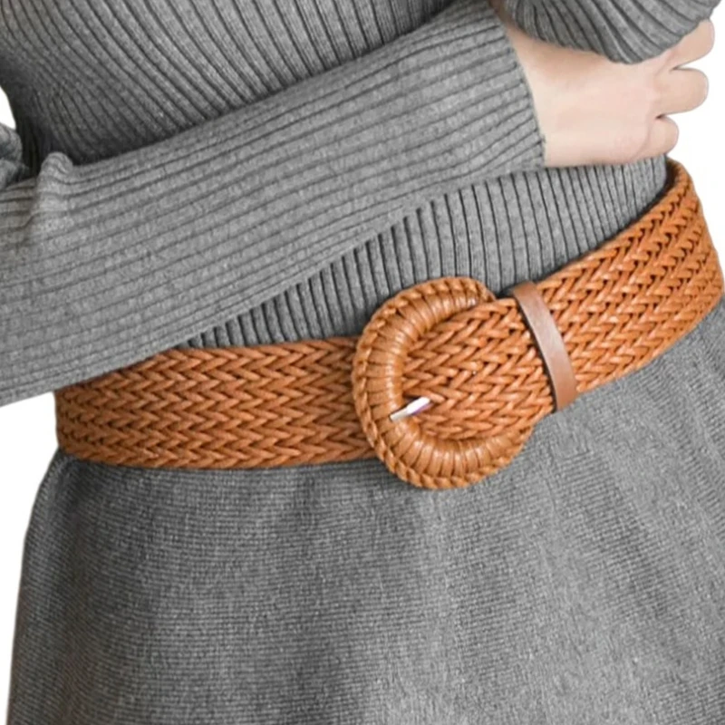 Lady Bohemian Waist Belt Delicate Hand Weaving Belt for Banquets Dress Women Girl Beach Getaways Waist Belt