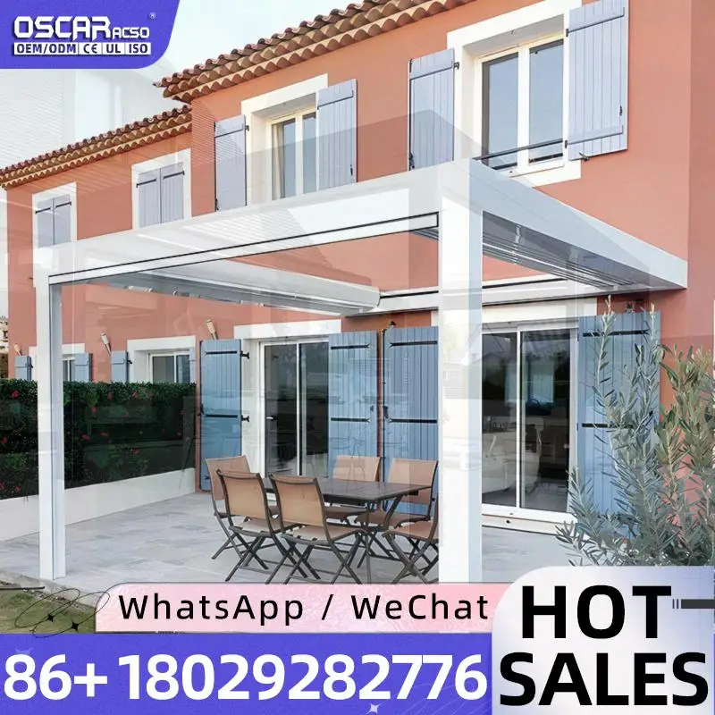 Customizable Motorized Zebra Blinds with Powder Coated Frame Blackout Window Pergola Shades pergola