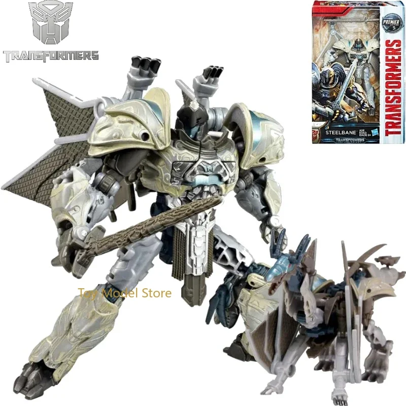 Transformers Película 5 Clásico Dinobot Steelband Robot de Nivel D Juguete Coleccionable Regalo de Cumpleaños Personaje en Stock Nuevo Original
