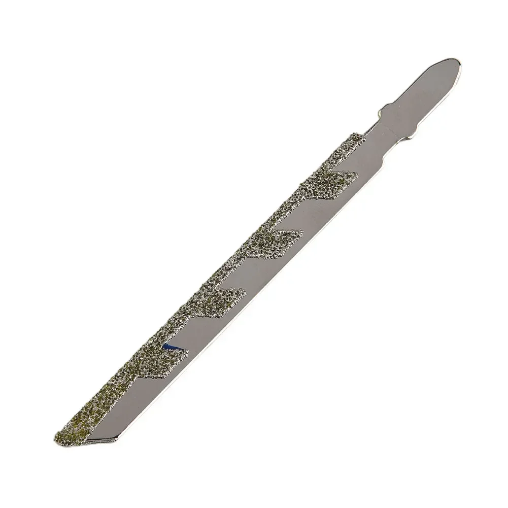 1pc Diamond Coated Jigsaw Blade T-shank Jigsaw Blade Reciprocating Saw Blades For Fiberglass Marble Rock Glass Carbon Cutting NE