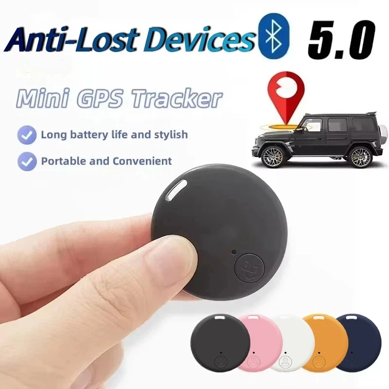 Smart GPS Tracker Bluetooth 5.0 Anti-Lost Device Pet Kids Bag Wallet Tracking IOS Android Smart Finder Locator Accessory 2025