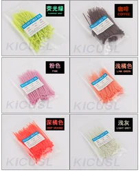 100pcs Self-locking Nylon Cable Ties 18 color Plastic Zip Tie  wire binding wrap straps   3*100