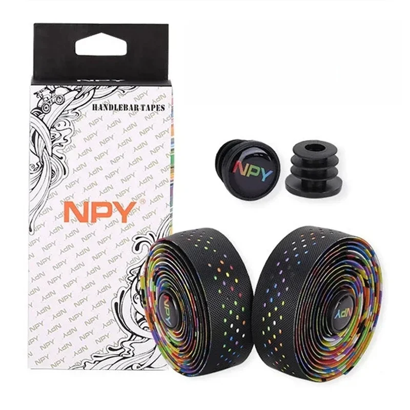 

NPY Road Bike Handlebar Tapes Shock-absorbing Cycling Anti-slip Handlebar Bar Tape Wear-Resistant Bicycle Strap Bikes Belt