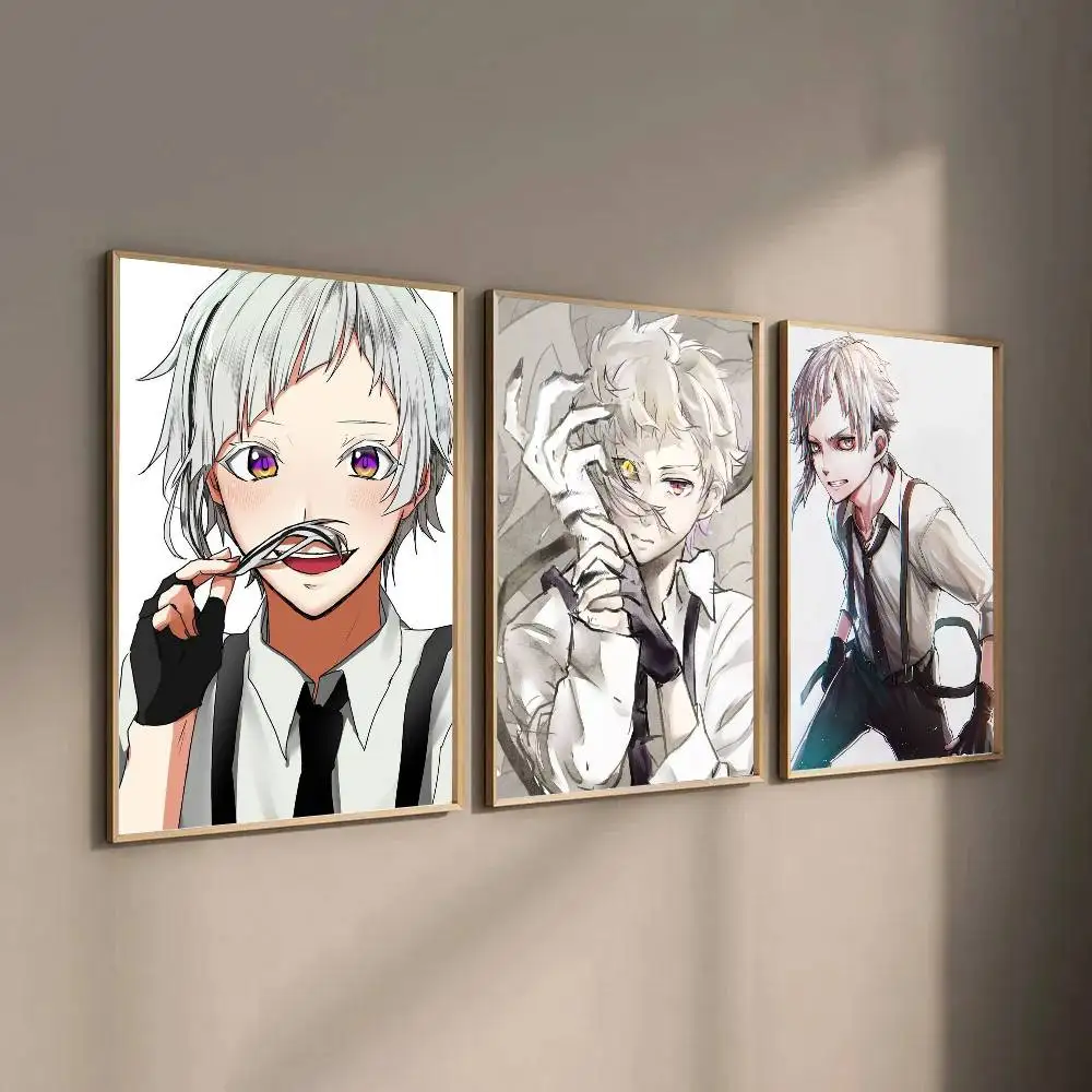 Nakajima Atsushi Anime S-Stray Dogs Poster Wall Art Home Decor Room Decor Digital Painting Living Room Restaurant Kitchen Art