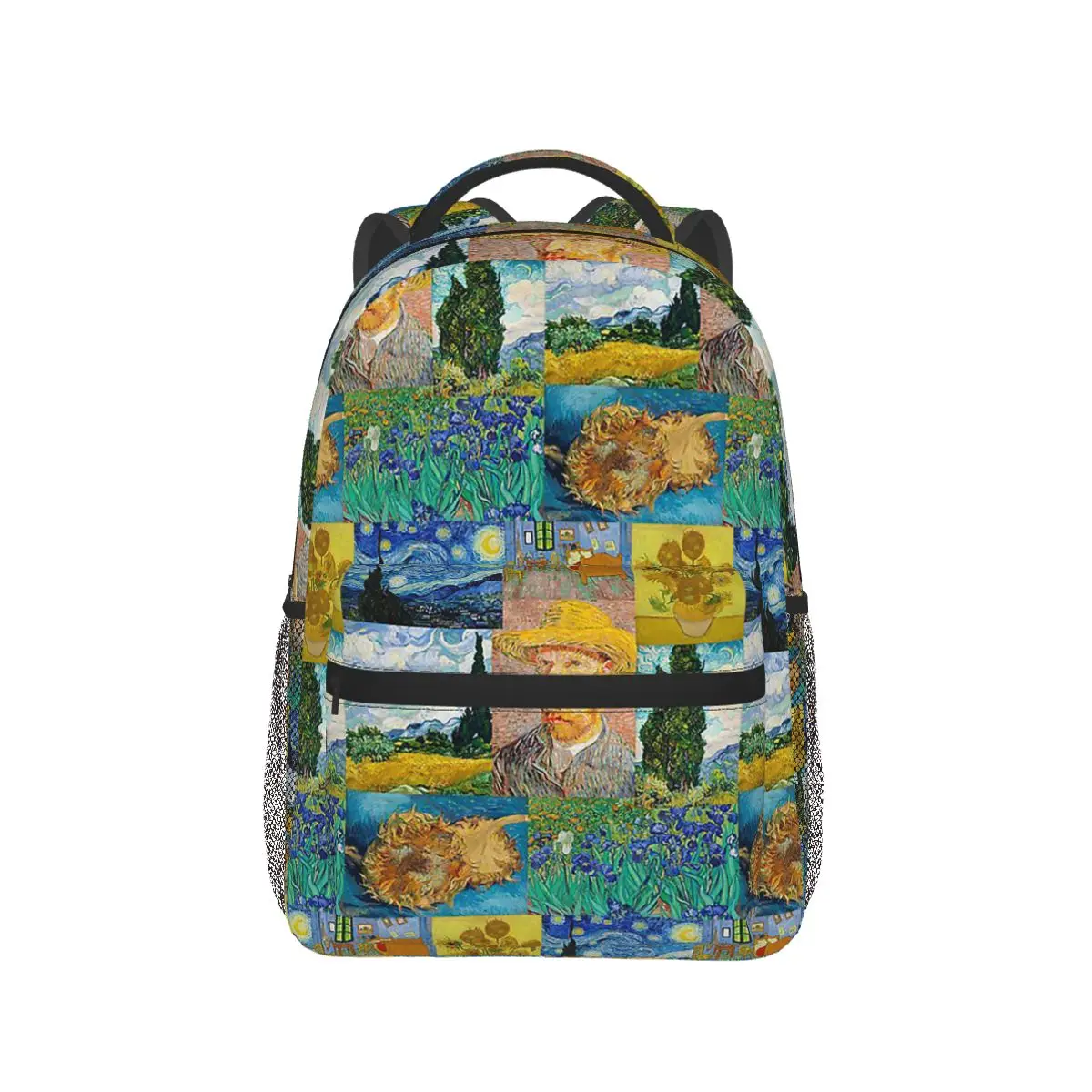 

Винсент Ван Гог картины художественный коллаж рюкзак Лидер продаж рюкзак большой емкости детская сумка для книг школьная сумка сумки на плечо
