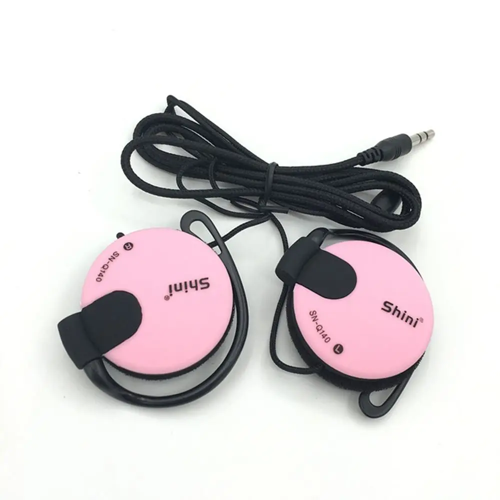 

Multiple Color Wired Earpiece 3.5mm Stereo Earphone Headphone Headset Ear Hook