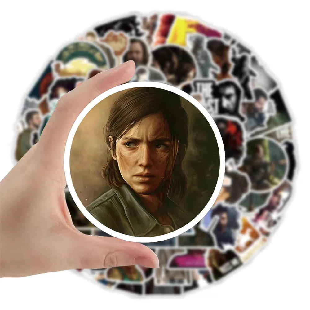 10/30/50/100pcs TV Show The Last of Us Stickers Waterproof Ellie Joel Sticker Laptop Skateboard Scrapbooking Wall Cool Decals