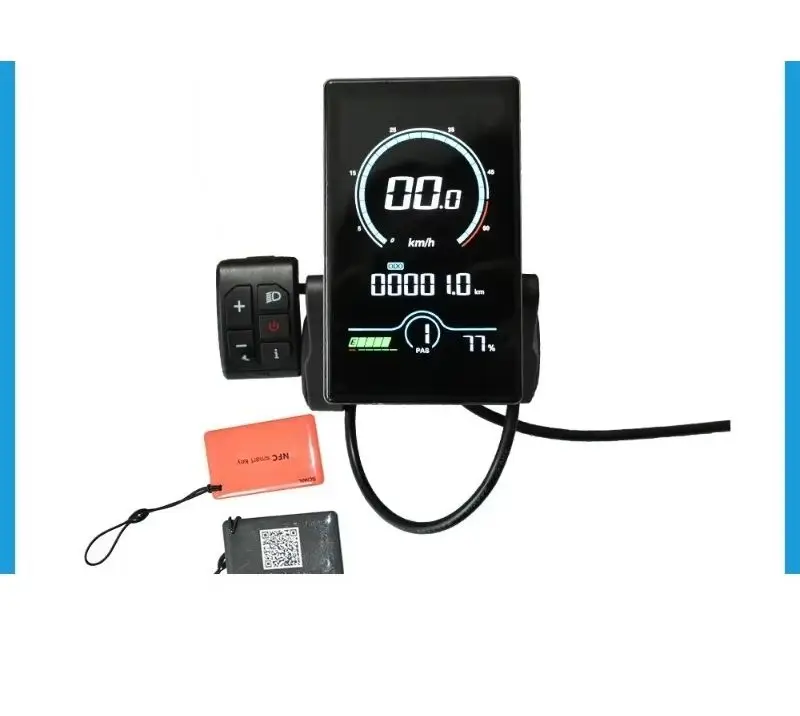 Electric Bicycle Instrument Automatic Light-sensitive NFC Switch 818X Vertical Screen 4-inch LCD Display