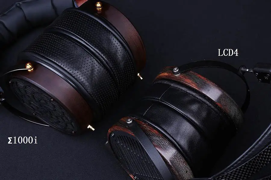 MusicMaster 108mm E1000I 60Ohms Planar personalizado madera Hifi Monitor estudio Audiophile auriculares PK Audeze LCD4 Susvara