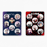 8PCS/Set  Anime Tinning Backpack Badge Brooch Pin Souvenir Clothing Bag Backpack Accessories Gift For Friends