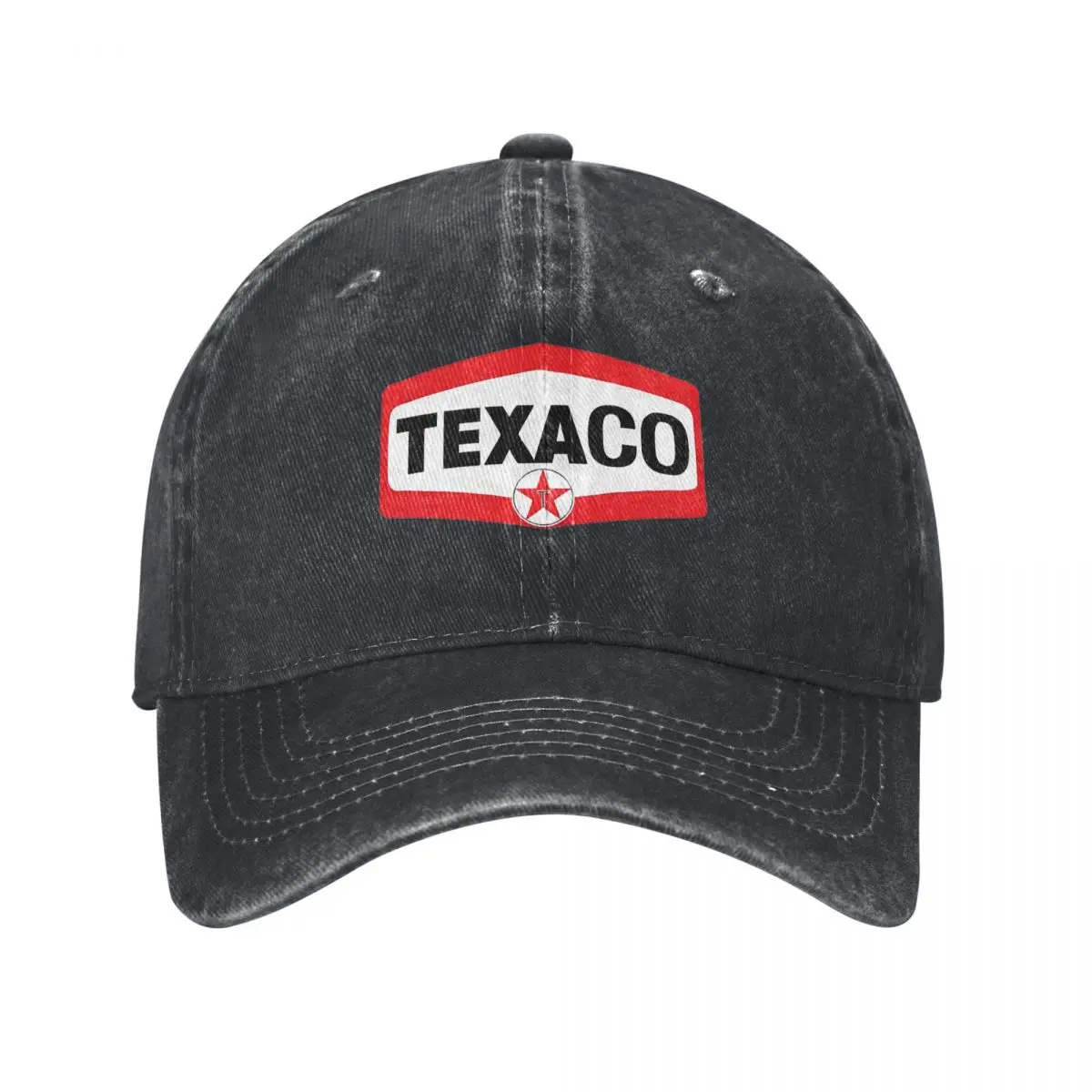 

Vintage Texacos Racing Baseball Cap Unisex Style Distressed Denim Sun Cap Outdoor All Seasons Travel Caps Hat