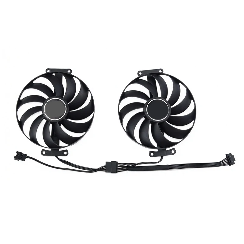Compatible with ASUS RTX 3060 3060ti 3070 DUAL TUF V2 OC GPU cooling fan, 96mm diameter, mounting hole spacing 105X27mm