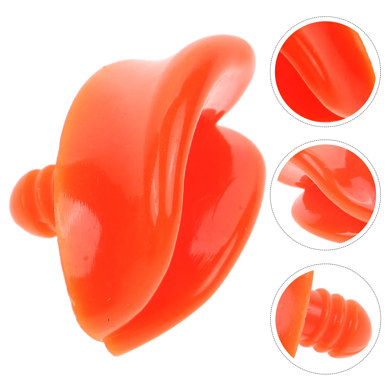 

20Pcs Plastic Duck Mouth Inserts for DIY Craft Projects Duck Mouth Decor Animal Cosplay Props Threaded Secure Fit Eco Friendly