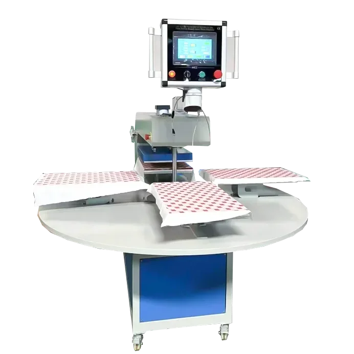 

New Arrival Digital Controller Automatic 4 Color Tshirt Printing Machine Heat Press