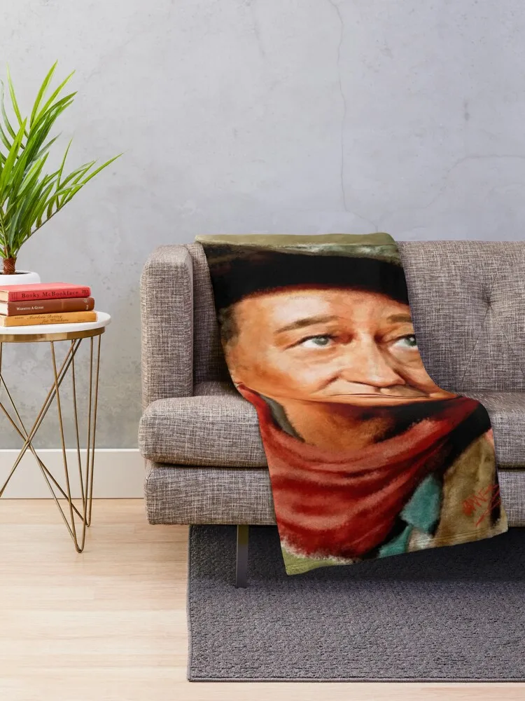 John Wayne the Duke Throw Blanket Thins Loose Blankets For Baby Blankets