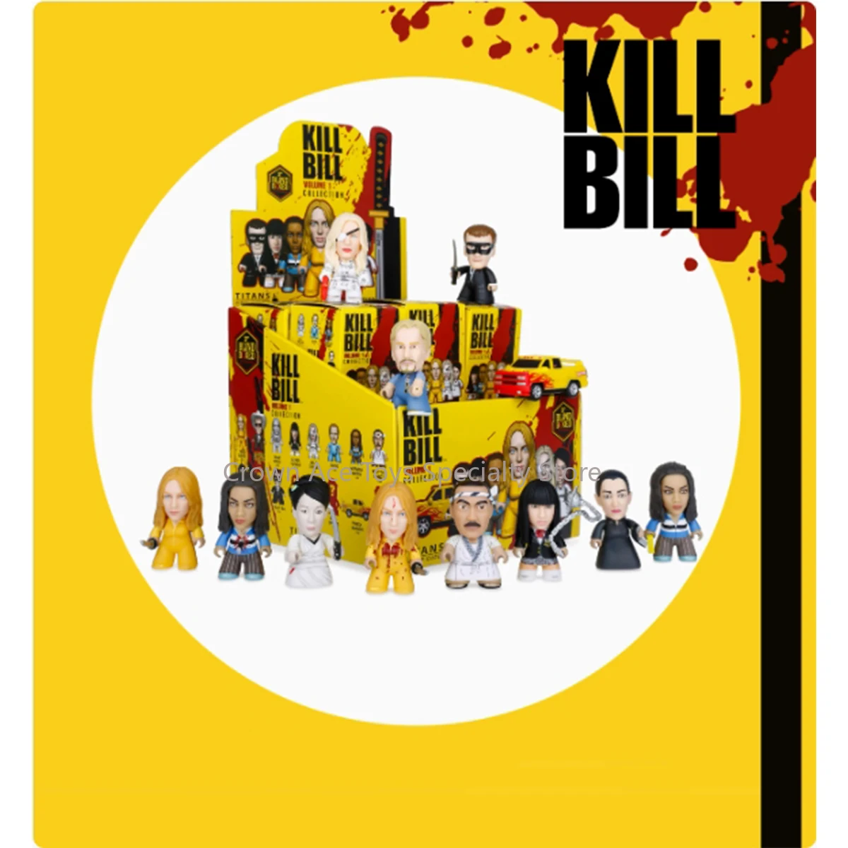 In Stock Titans Kill Bill Quentin ELLE DRIVER BUCK SOFIE FATALE HATTORI HANZO VERNITA GREEN 3in Cute Figure Collectible Toy Gift