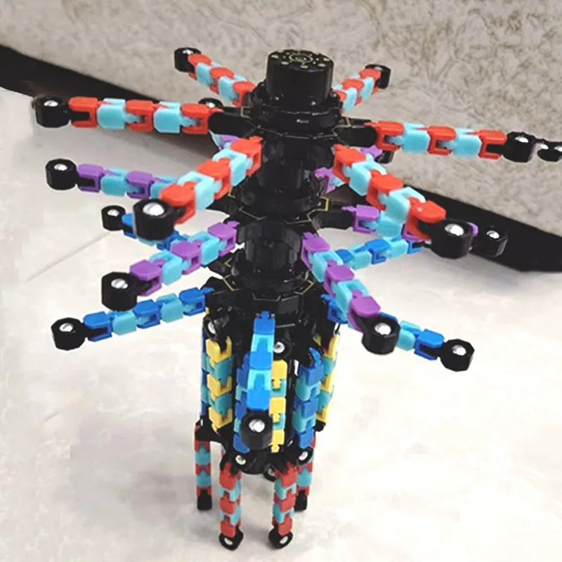 ฟิดเจ็ตสปินเนอร์แบบแปลงร่างได้ 4 ชิ้น ของเล่นบรรเทาความเครียดและความวิตกกังวลสำหรับเด็ก วัยรุ่น เด็กชาย เด็กหญิง ของขวัญงานวันเกิด