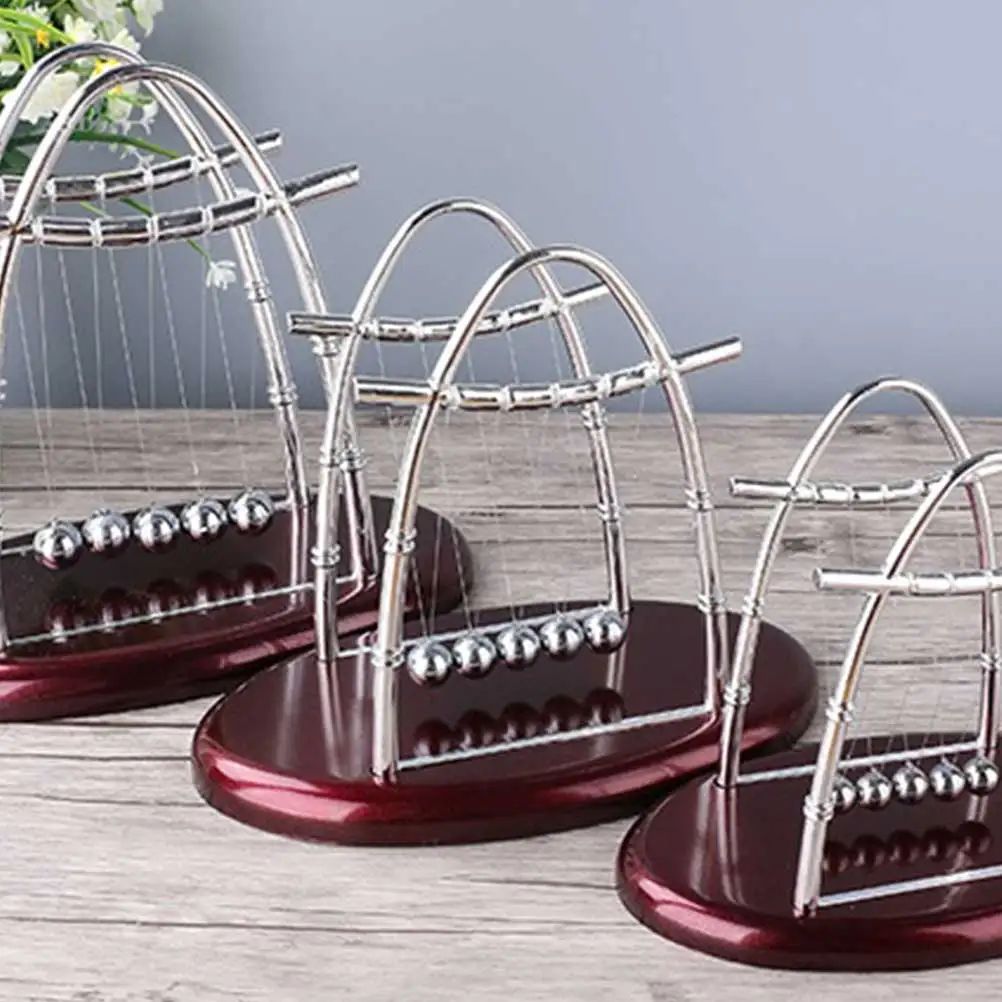 

Newton'S Cradle Science Physics Experiment Tool Desktop Decor Educational For Kids Premium Quality Hands-On