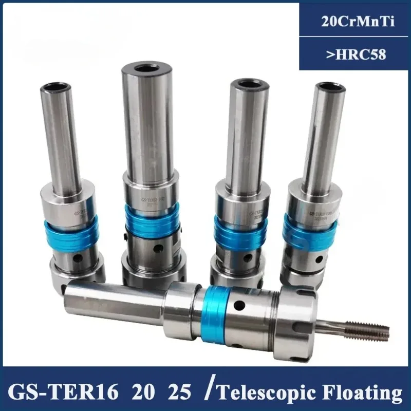 

GS16 GS20 GS25 TER16 20 25 32 Handle Telescopic Floating Chuck Tap Fixture Torque Overload Protection Flexible Tapping