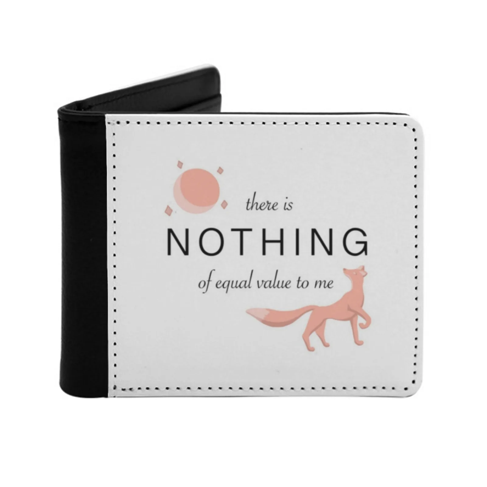 Nothing Of Equal Value Short Men's Wallet Vintage Multifunction Purse Pu Leather Card Money Little Fox Evangeline Jacks Caraval