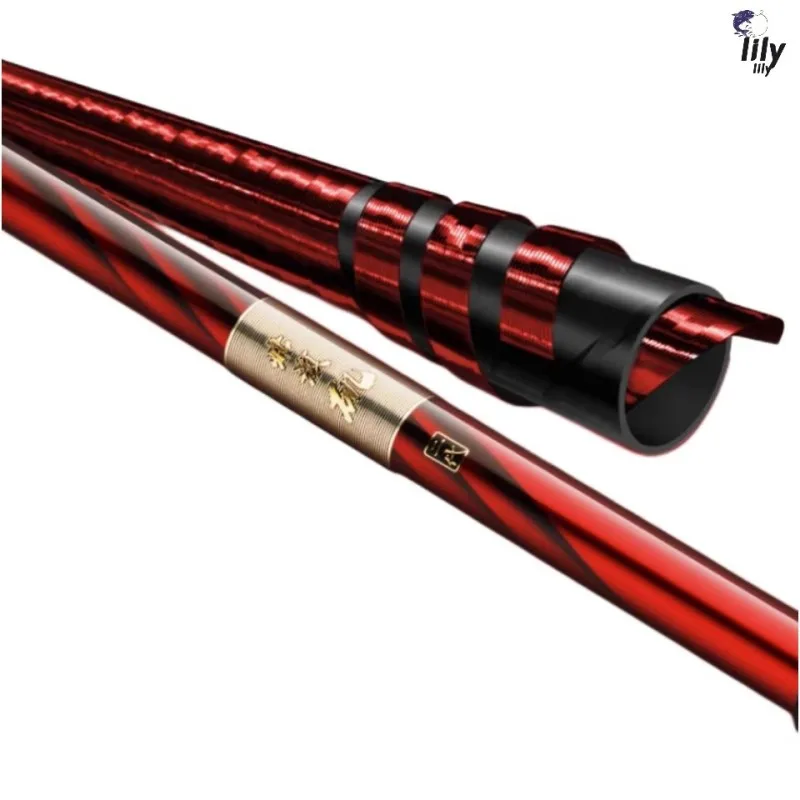 Ultralight Rock Fishing Rod 5m Carbon Superhard Fishing Rods, Telescopic Throw Surfcasting Carp Pole Reel Suit, 3.6M 3.9M 4.5M