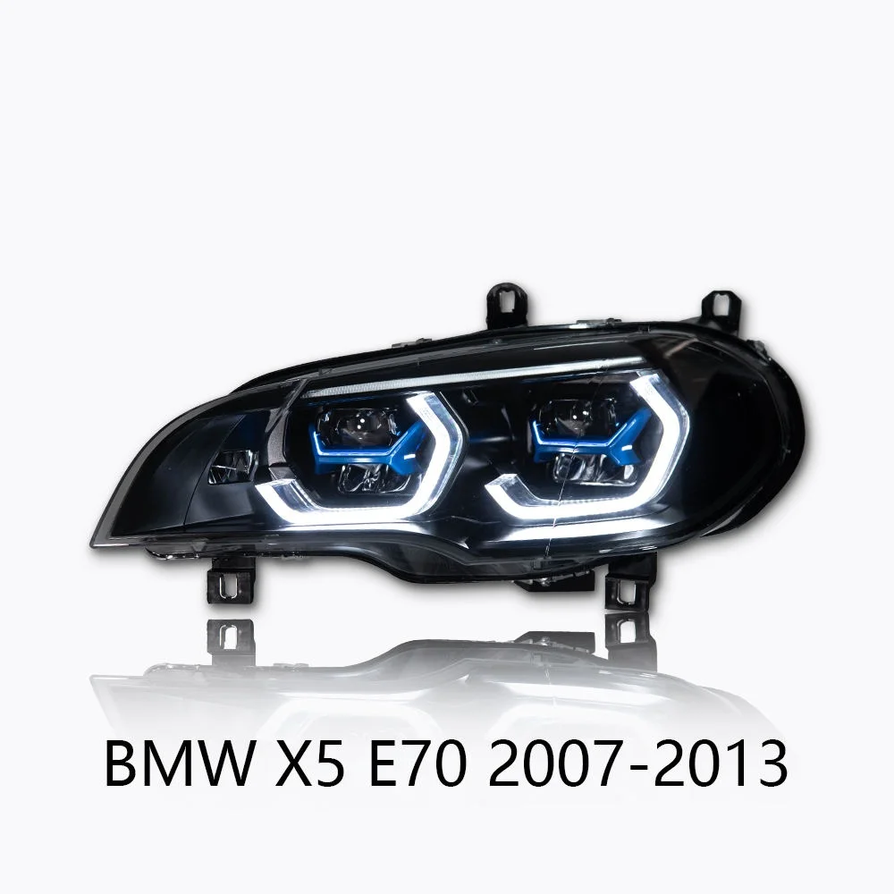 Head Lamp for BMW X6 E71 Upgrade Headlight 2008-2014 High Power Projector Lens Dynamic Signal Drl Auto Parts