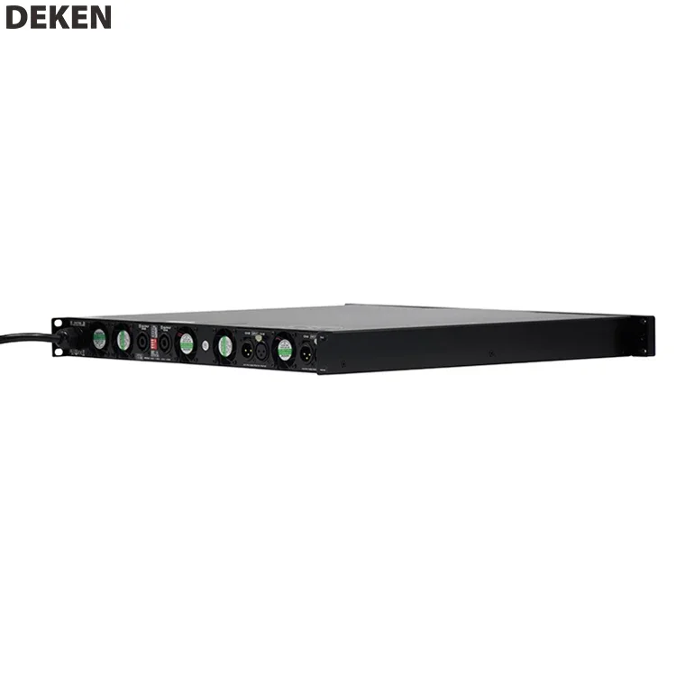 DEKEN DA-E Series Two Channel High Performance Professional Digital Power Amplifier Excellent 1U Model Stereo Amplifiers