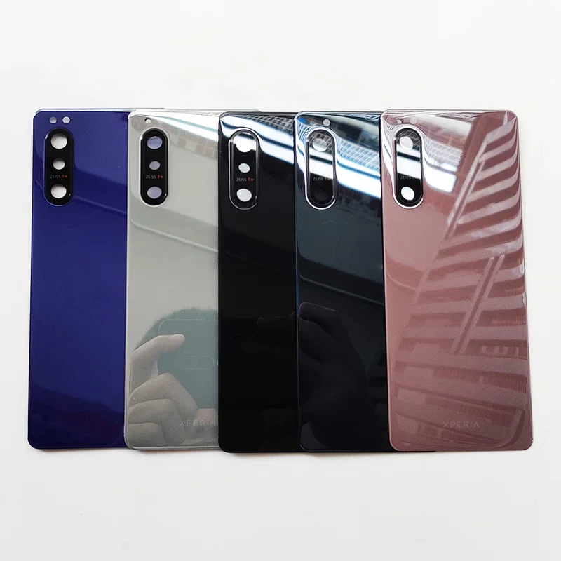

Xperia5 II SO-52A Задняя стеклянная крышка для Sony Xperia 5 II, задняя крышка для замены жесткого аккумулятора, задняя крышка корпуса