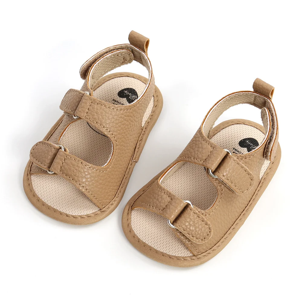 Nieuwe Baby Sandalen Baby Schoenen Baby Boy Meisje Sandalen Pu Zachte Bodem Sole Anti-Slip Baby Eerste Walker Crib schoenen Pasgeboren Mocassins