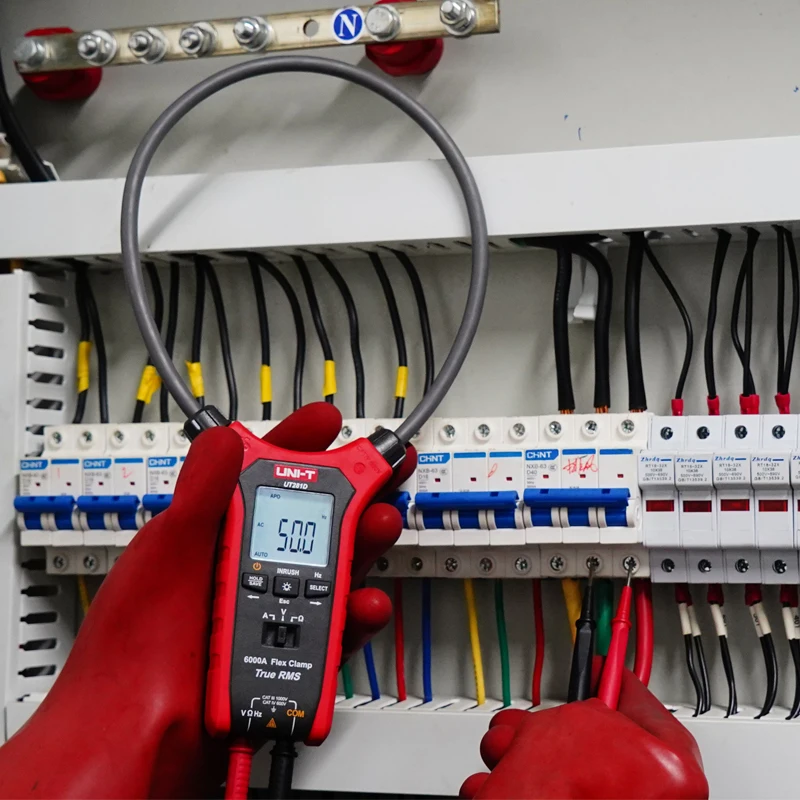 UNI-T UT281D 6000A True RMS Digital AC Flex Clamp / 6000A Surge Current / Data Storage / Coil Length 550mm