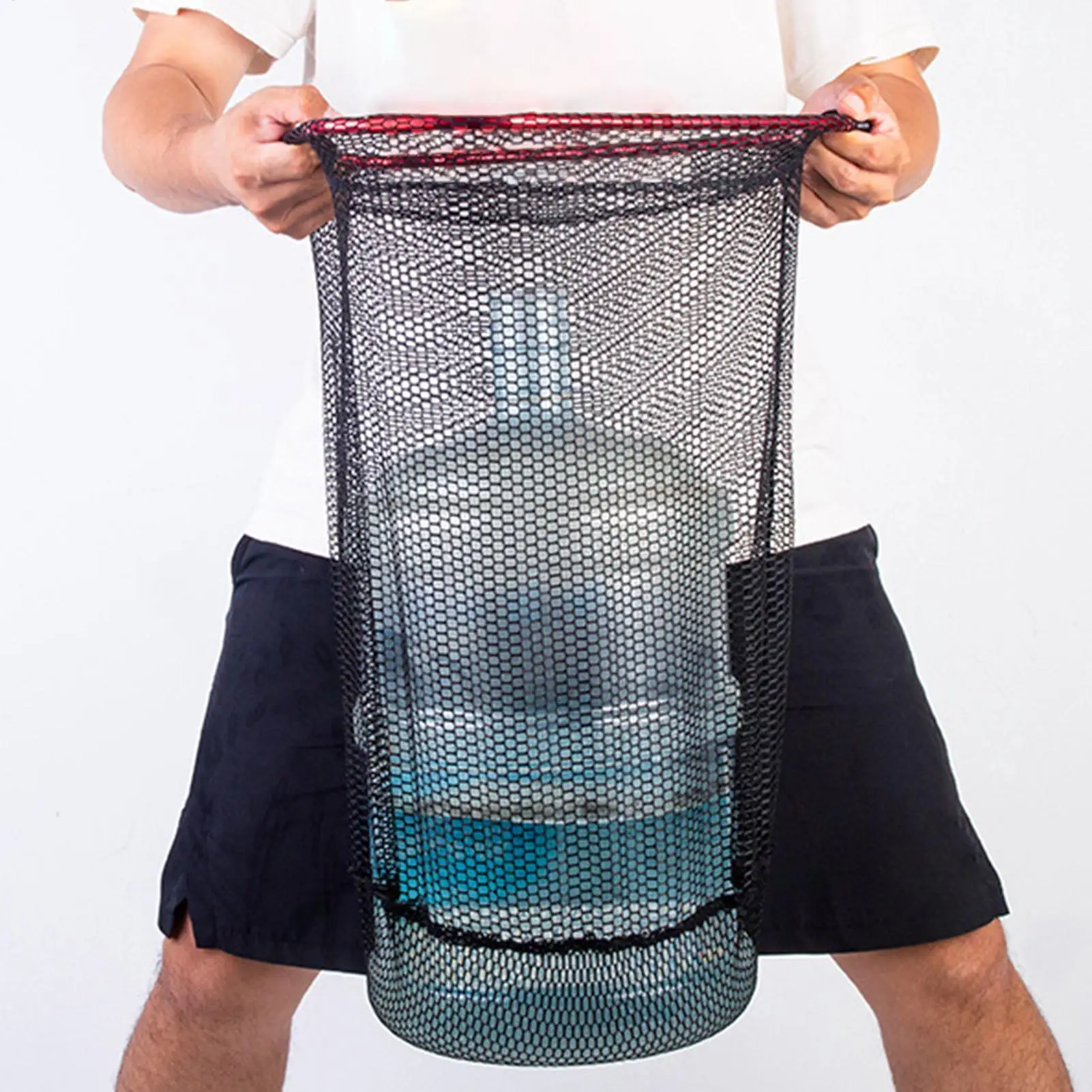 Épuisette de pêche robuste, grande, légère et portable pour la pêche en ponte, en eau salée, pour crabes, crevettes, truites, poissons-chats et carpes