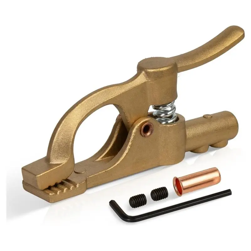 B23B 300 Amp Brass Welding Ground Clamp Ground Clamp For Welder Ground Rod Clamp