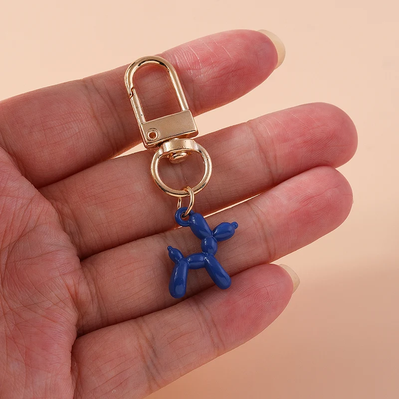 Aihua 10 Farben Niedliche Bunte Kreative Ballonhund-Schlüsselanhänger für Frauen Mädchen Handtaschen-Schlüsselring Anhänger Airpods-Box Schmuck Geschenke – Detail 2