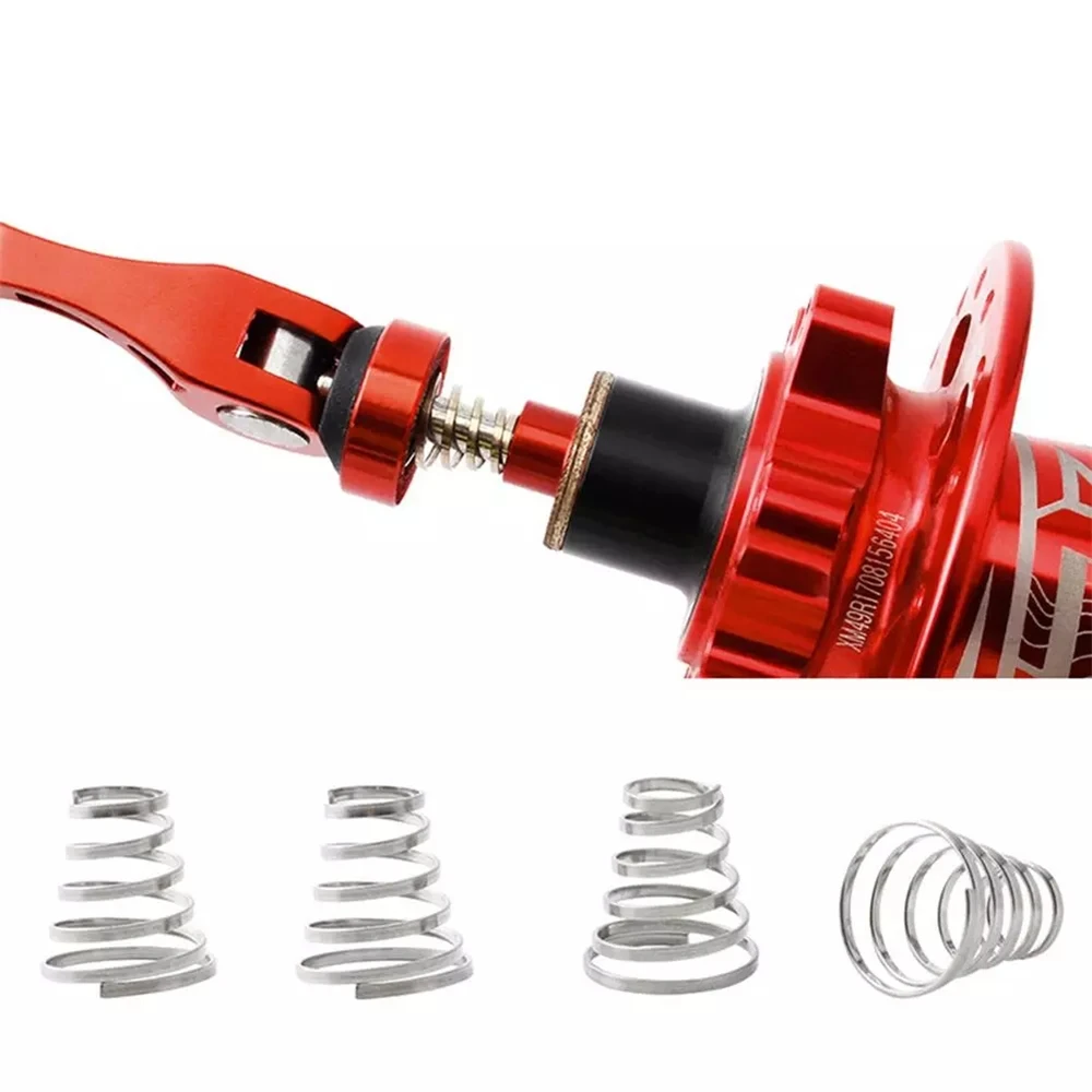 

Bike Parts Durable Bicycle Hubs MTB Road Bike 304 Stainless Steel Bike Hub Spring Cycling Hub Lever Shaft Spring Quick-Release