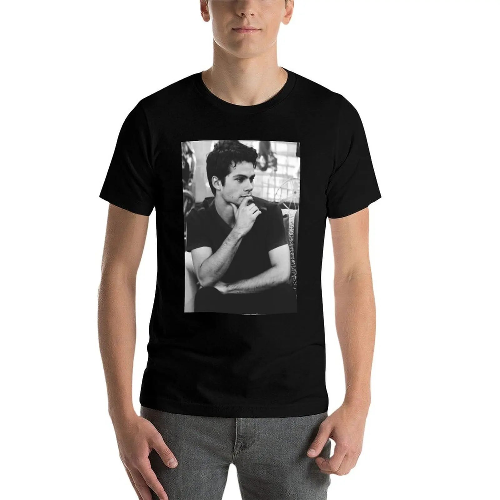 تي O&x27;برين تي شيرت حزمة قمصان ملصق رجل تي شيرت t t ديلان رجل فاخر للقميص القطني قميص رجل ثقيل أبيض