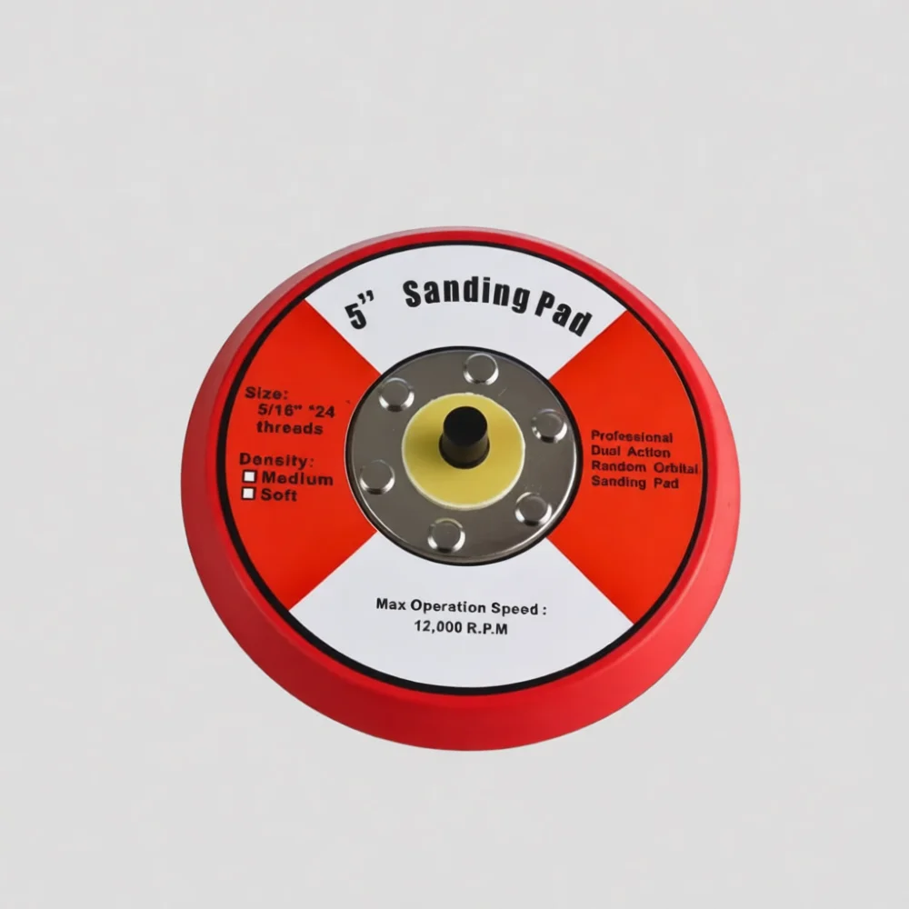 5 Inch Polishing Disc Backing Plate For Qlima Sander Accessory Flocked Hook And Loop Sanding Tool Replacement Self Adhesive Base