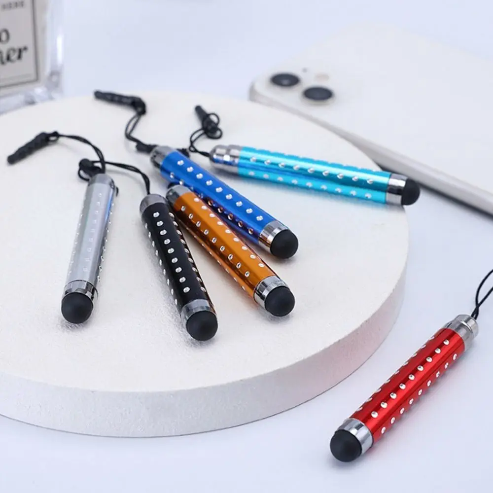 Mini High Precision Touch Screen Pen Retractable Multicolor Capacitive Pen Multi-function Electronics Stylus Pencil