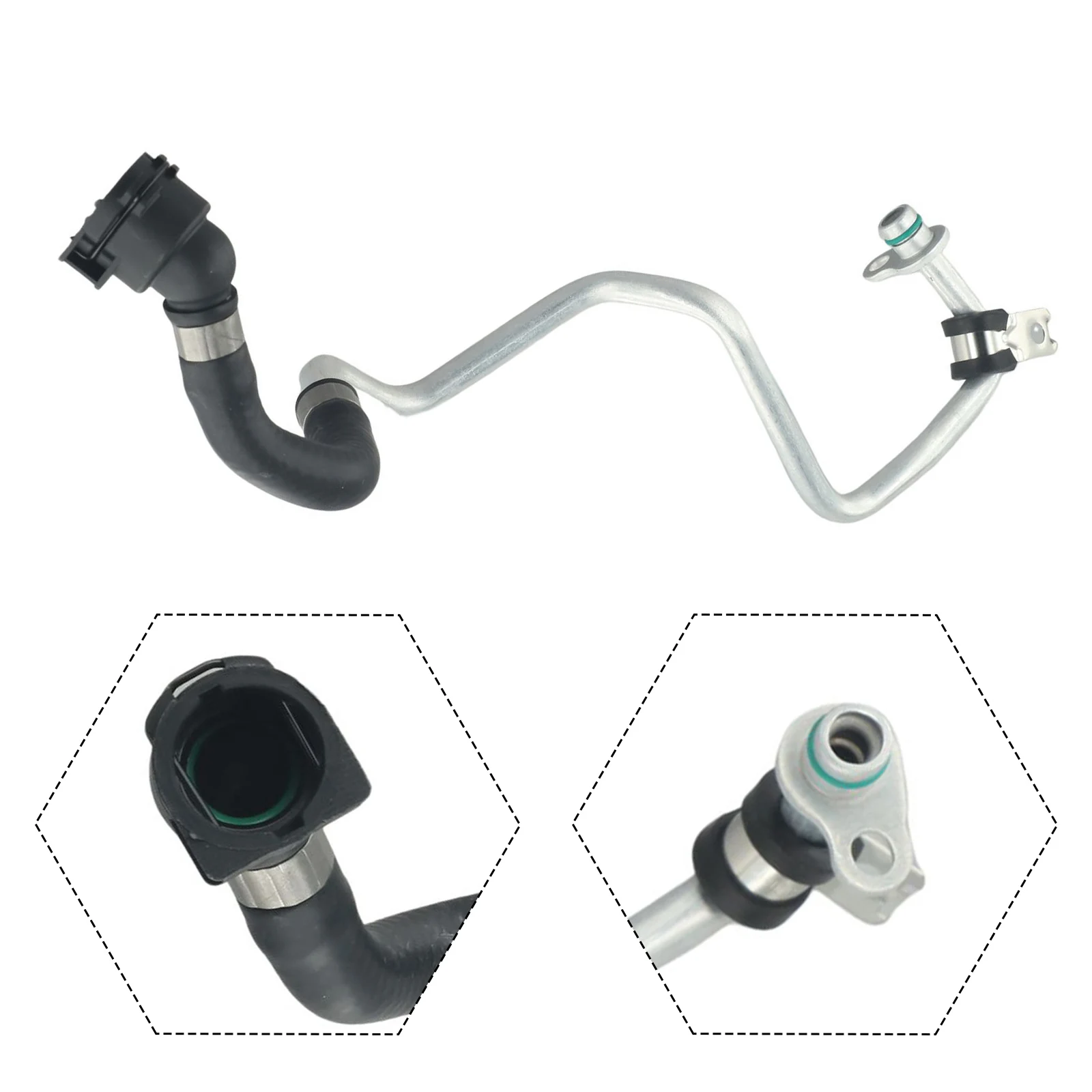 1x Car Turbocharger Coolant Return Line For BMW 2\\\' F22 (09/2015 - 06/2017) 220i 230i 230iX B48 B46/ X3 G01(10/2016 - 10/2019)