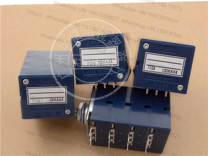 

Original ALPS RK27114A quadruple potentiometer A20KX4 A50KX4 A100KX4 handle 25MMF