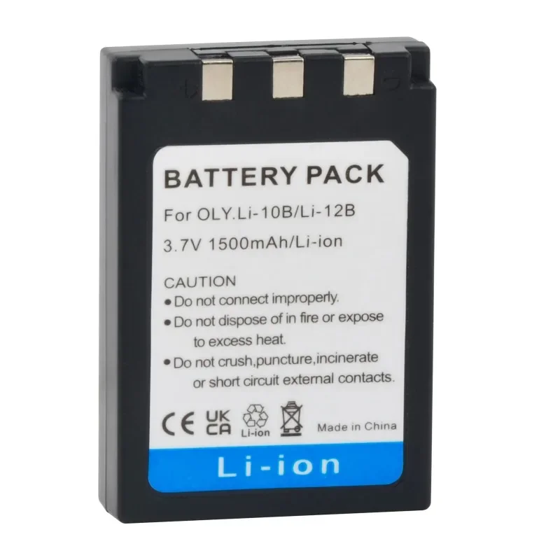For Olympus Stylus 300400 500 600 800 Camedia Series Sanyo Xacti Series Camera Li-10B Li-12B Battery 2pcs