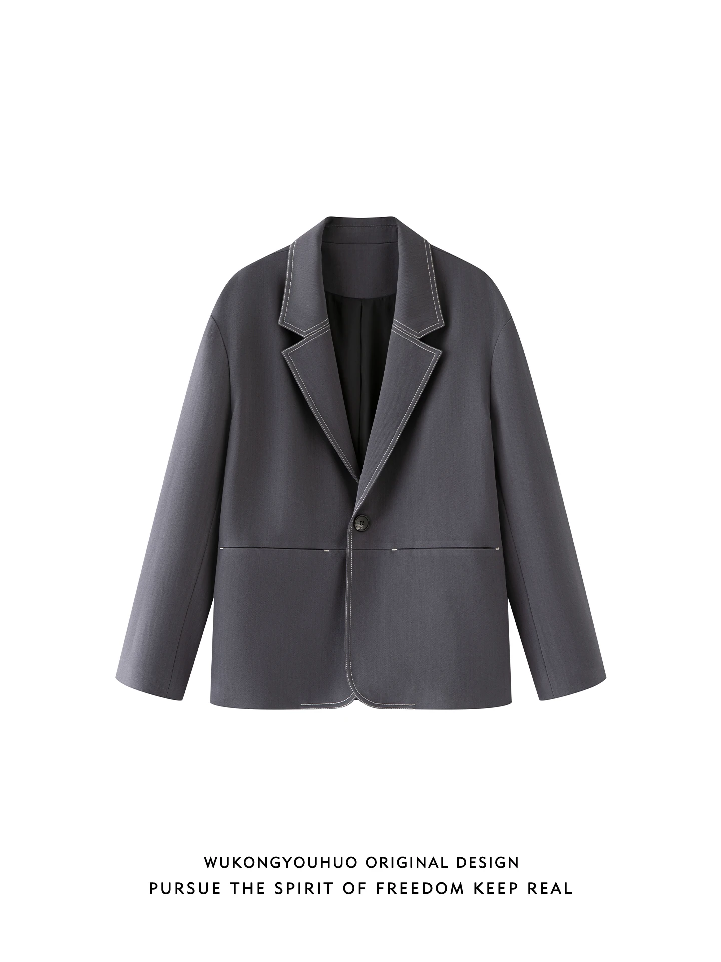 

Мужской повседневный костюм Sunny Monkey Sto в стиле ретро: модный брендовый пиджак премиум-класса, свободный крой, универсальный топ для весны