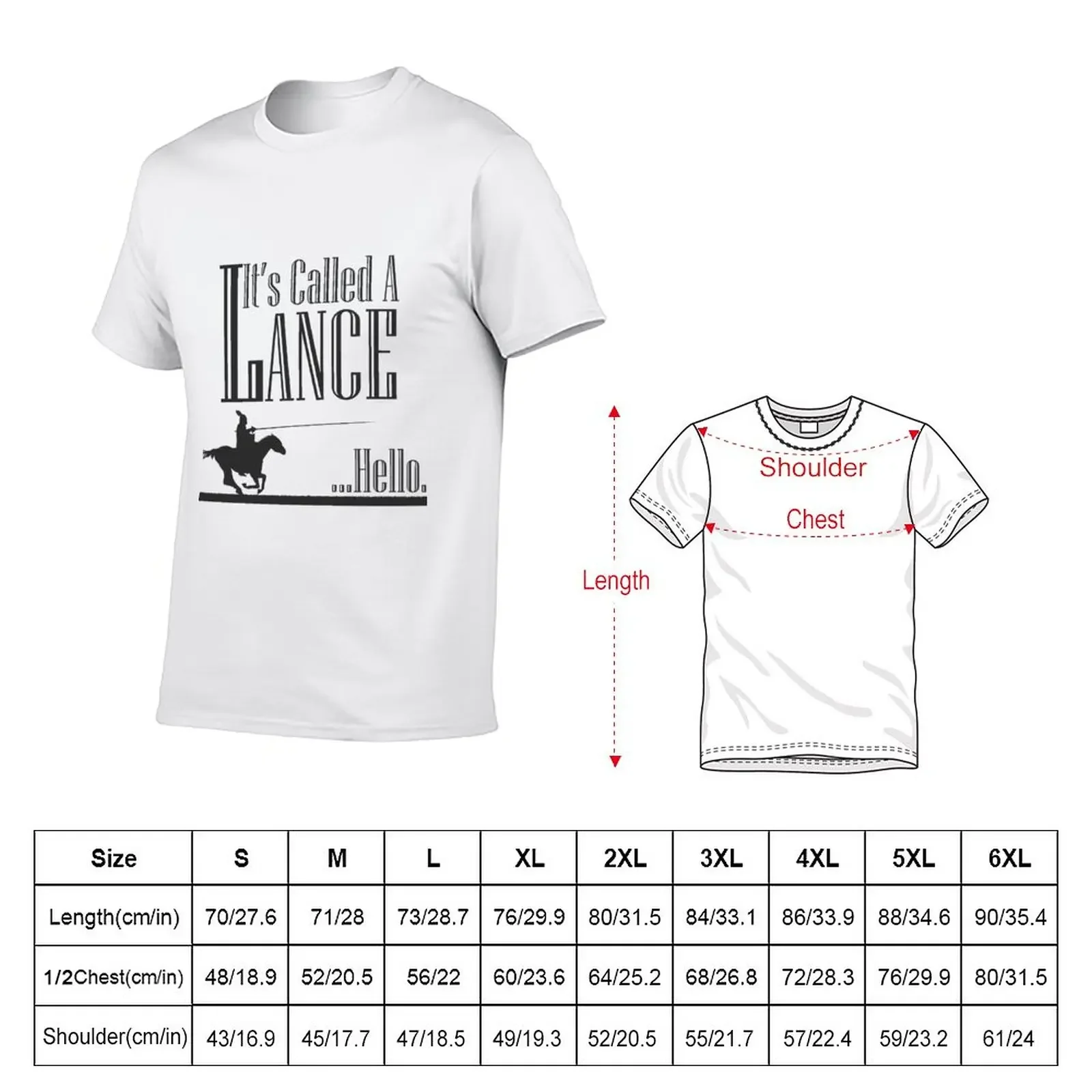 A Knight's Tale Lance Joust T-Shirt hippie clothes customizeds oversizeds sweat t shirts for men cotton