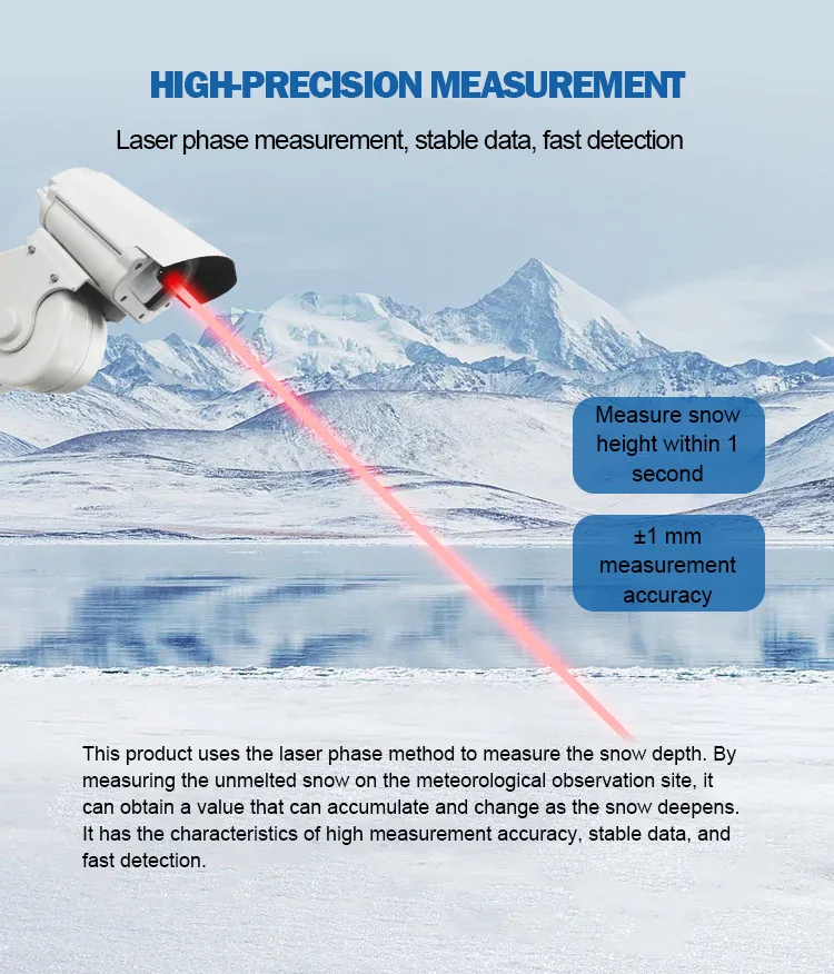 High-precision Automatic Heating Professional Snow Depth Multi-point Monitoring