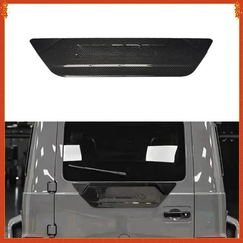 

For BENZ G-Class W464 W463 G350 G500 G63 Genuine Real Dry Carbon Fiber Tailgate Cover Spare Tire Cover Exterior Body Kit Trim