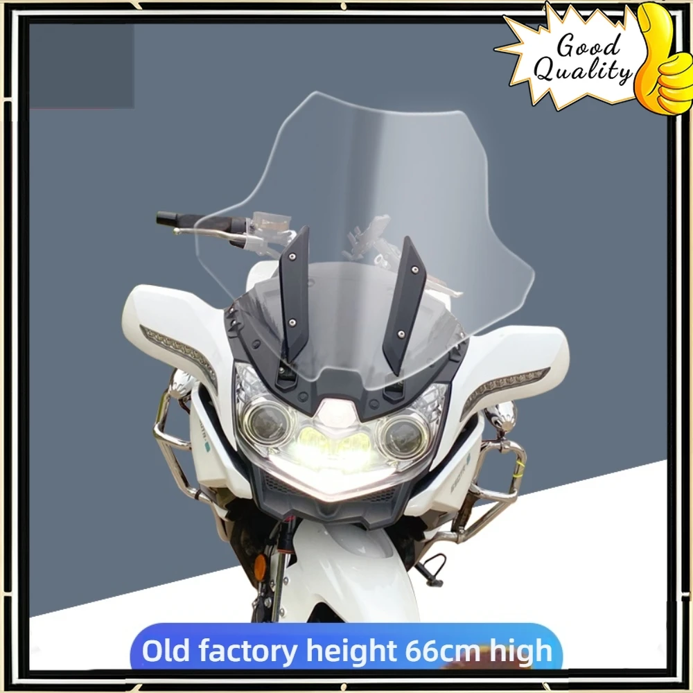 Good Quality For CFMOTO State Guest CF650TR-G modified with raised windshield, thickened and widened front windshield panel