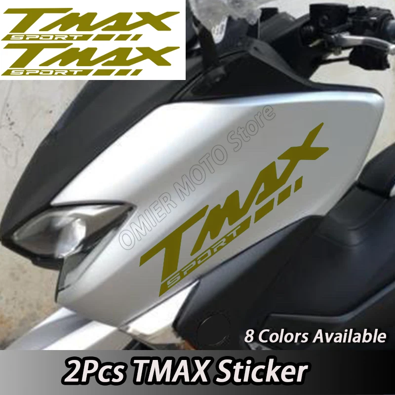 Motorcycle Scooter Stickers TMAX Front Stripe Fairing Decals Waterproof Accessories  For YAMAHA TMAX 530 500 560 Tech MAX 530SX