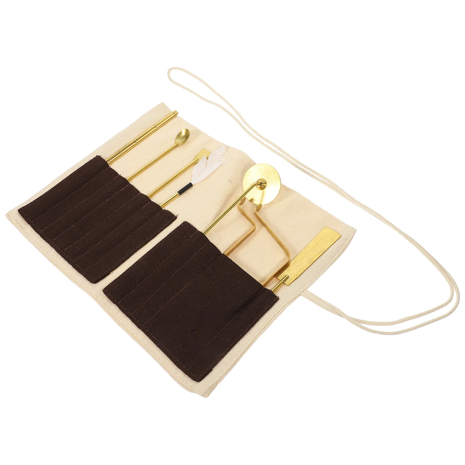 

1Set Chinese Incense Kit Brass Burner Mold Press Tool Non-Slip Handle for Home Study Office Incense Making Supplies